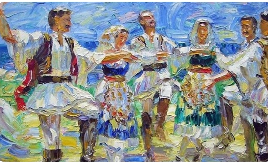 Greek dance night at Barlang