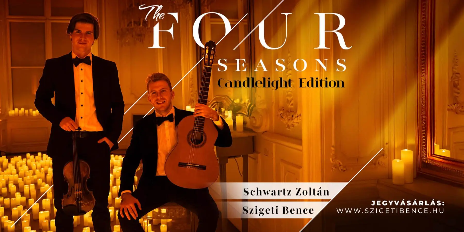 Bence Szigeti: Candlelit concert under the stars, Szentendre