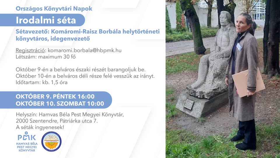 Literary Walking Tour – National Library Days, Szentendre