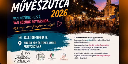 Művészutca 2026, Pilisvörösvár