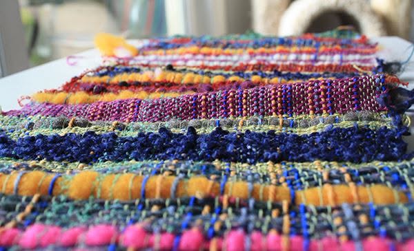Saori weaving course – free weaving, Szentendre