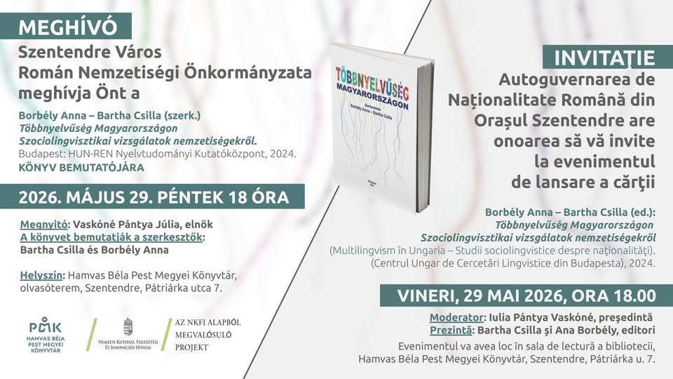 Book presentation: Multilingualism in Hungary