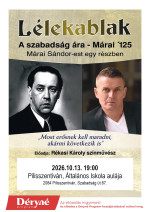 Soul Window - The Price of Freedom - A Sándor Márai Evening in One Act, Pilisszentiván