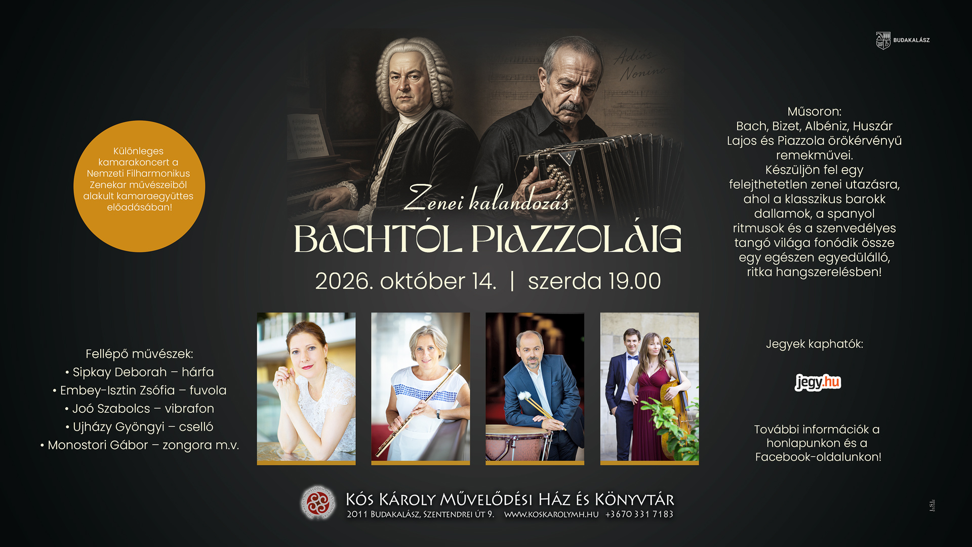 Musical Journey from Bach to Piazzolla, Budakalász