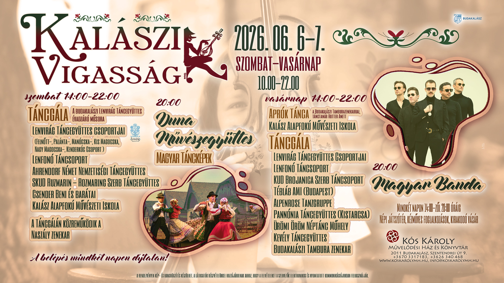 Kalászi Vigasságok – Folk Music and Dance Festival