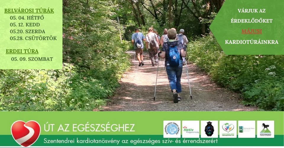 Guided cardio walks, May 30