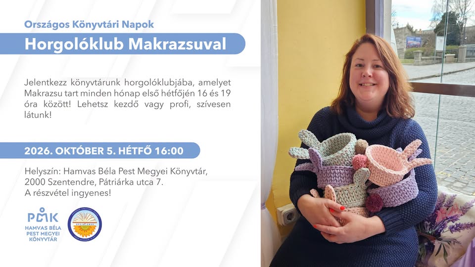 National Library Days – October 5–10, Szentendre
