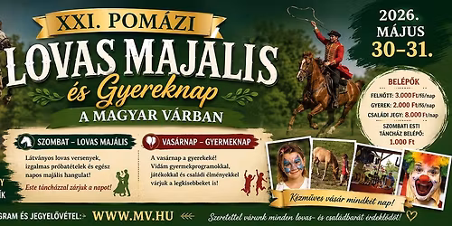 Pomáz horse festival and children's day – XXI. edition