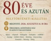 80 Years Ago and After – Local History Exhibition, Nagykovácsi