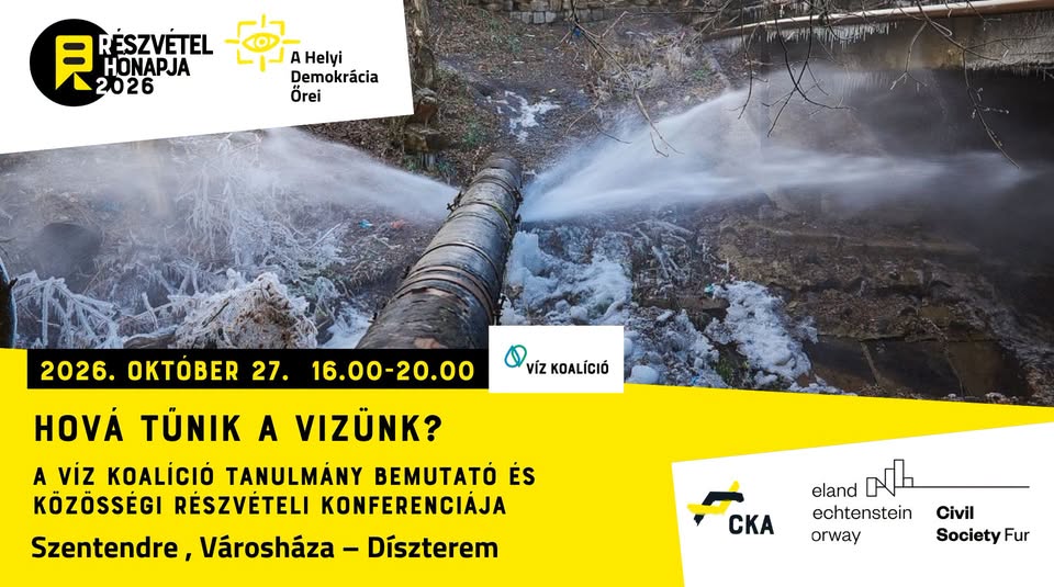 Where Does Our Water Go? – Water Coalition Study Presentation and Participation Conference, Szentendre