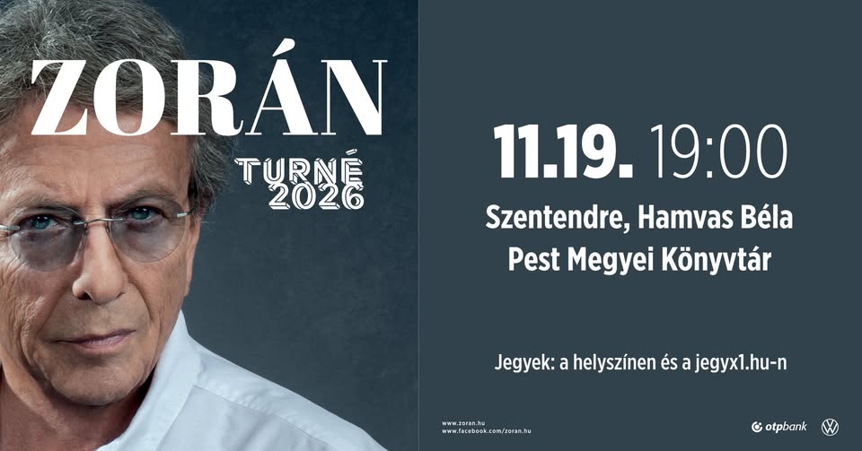Zorán concert tour 2026 – Szentendre