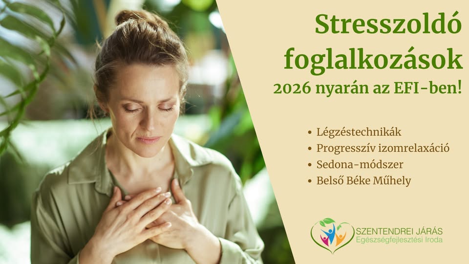 Stress Relief Sessions – Summer 2026 at EFI