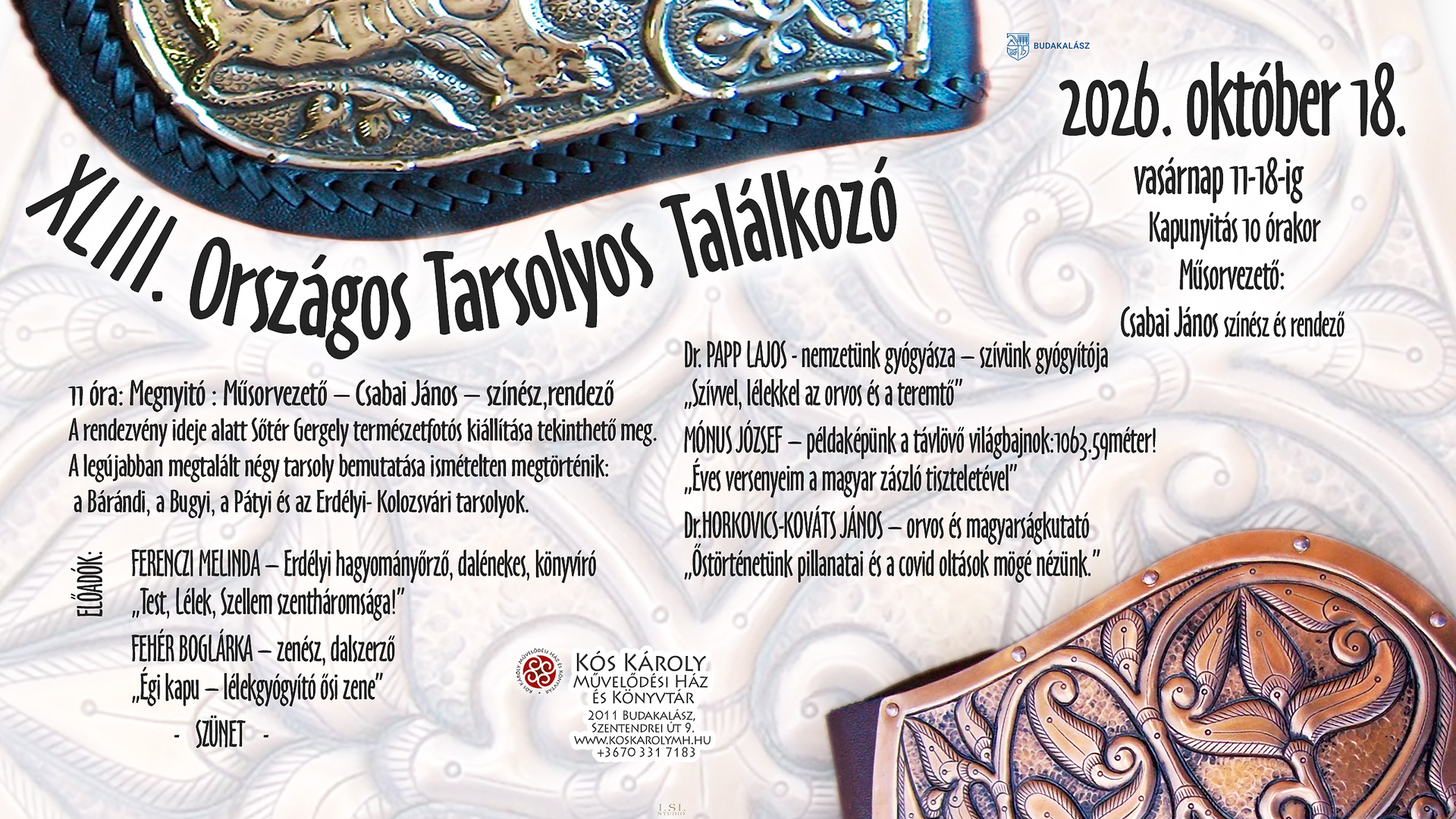 Tarsolyos XLIII National Meeting, Budakalász