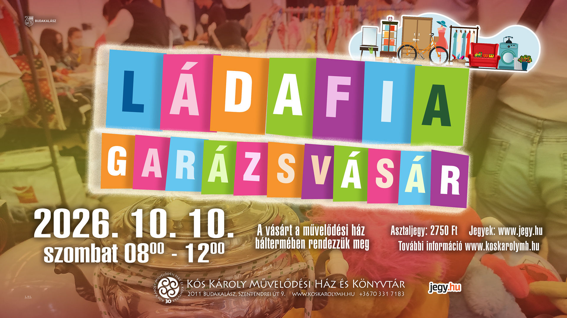 Ládafia garázsvásár, Budakalász