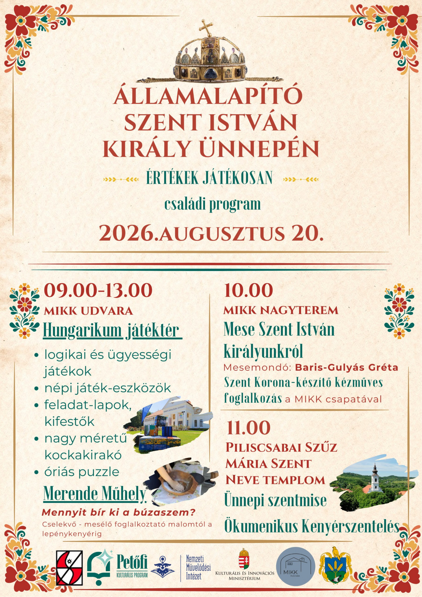 Values at Play – Family Program on August 20, Piliscsaba