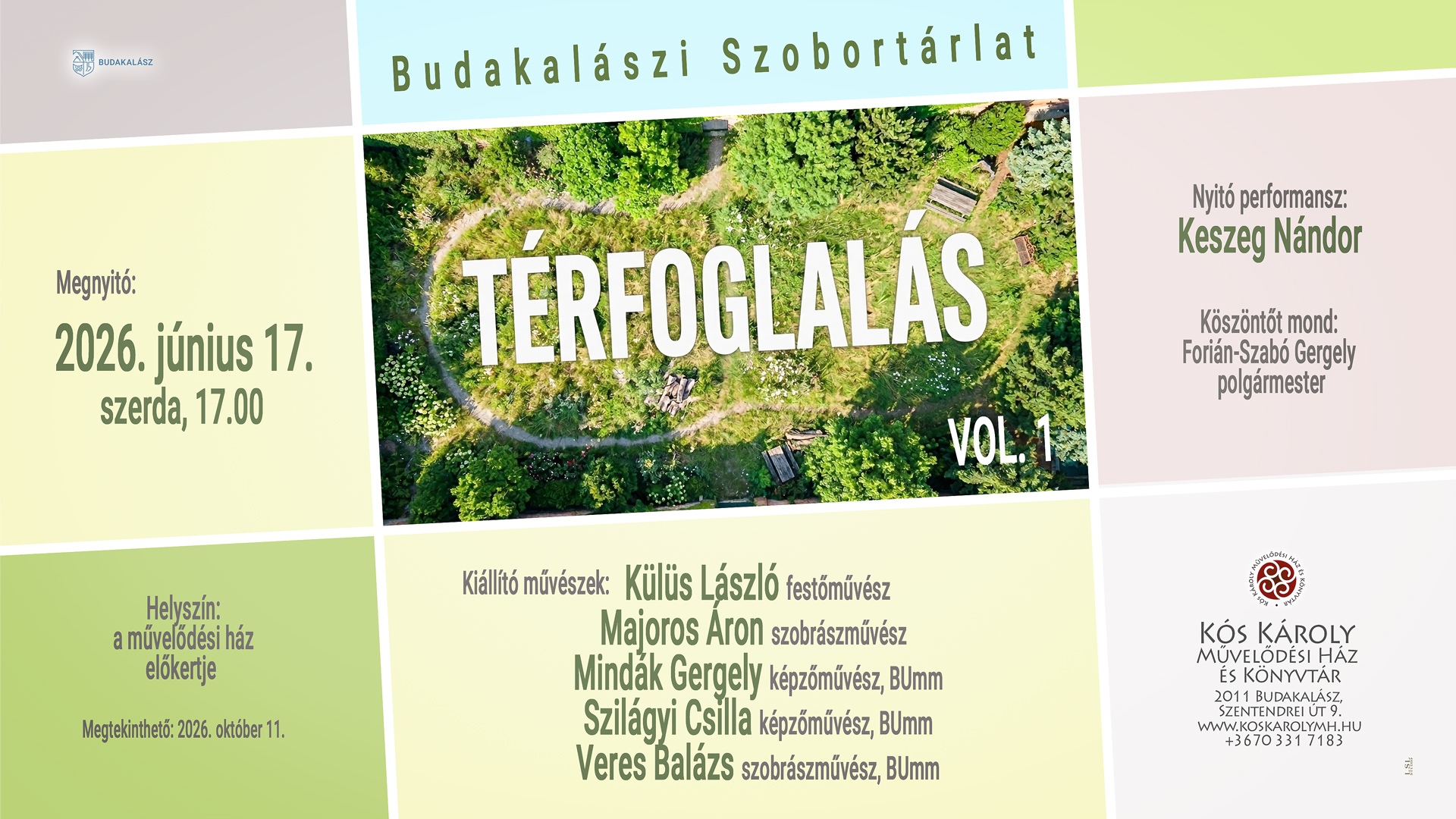 Térfoglalás vol. 1 – Budakalászi szobortárlat