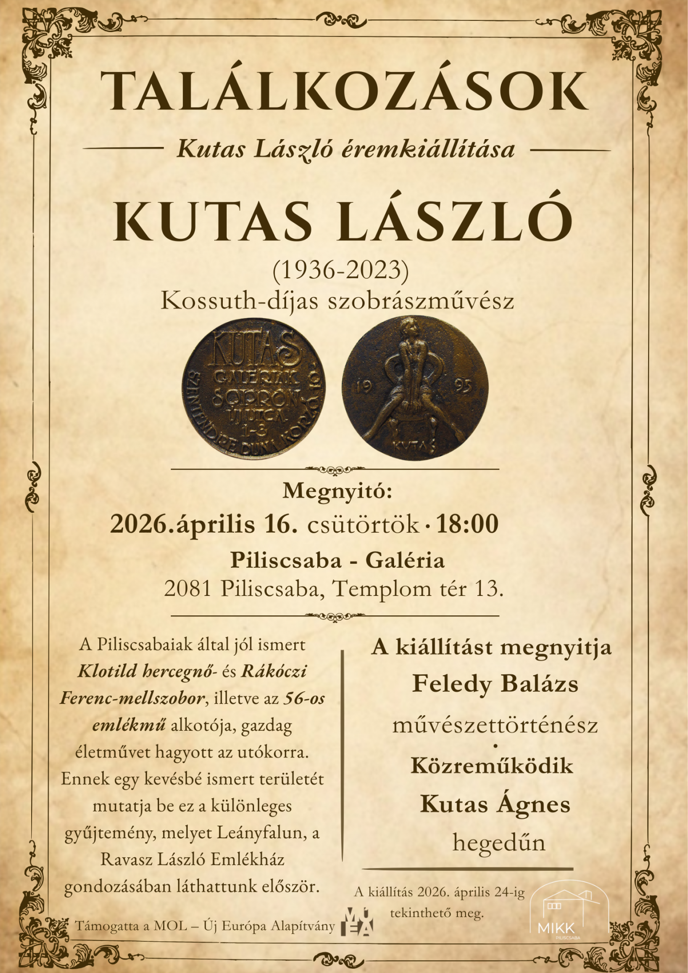 Medal exhibition by László Kutas