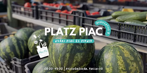 Platz Market ✹ Summer Market and Picnic ✹ 9 August 2026, Pilisvörösvár